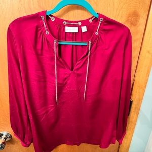 New York & Co Chain Detail Blouse
